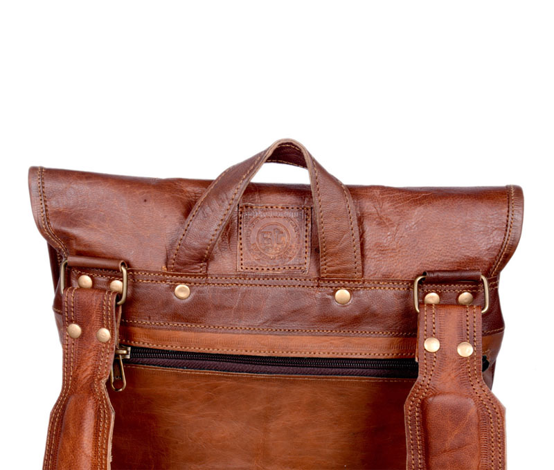 Twin Pocket Backpack | Leather Messenger Bag | Travel Bag - El Solo