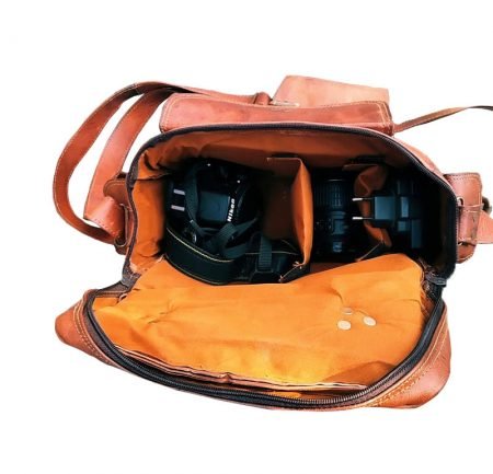 Retro Shoulder DSLR SLR Camera Leather Bag