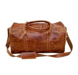 Large Weekender Leather Bag