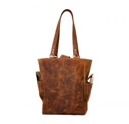 Distress Leather Women Tote Bag