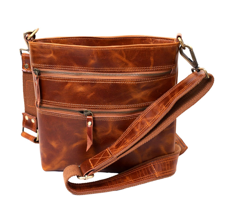 Unisex Crossbody Handcrafted Leather Sling Bag - EL Solo