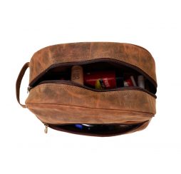 Men’s Leather Toiletry Bag