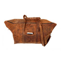 Rugged Chic Vintage Leather Duffel Bag